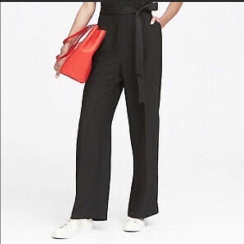 Black Banana Republic Silky Jumpsuit, 6, NWT!